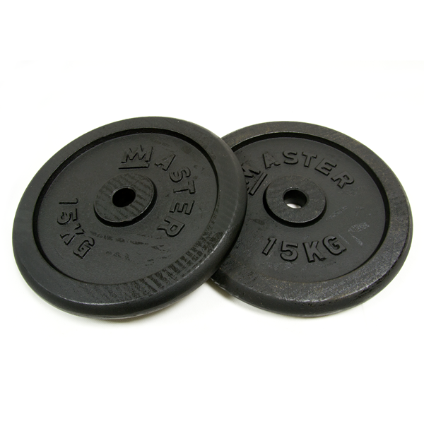 Kotúč MASTER 15 kg kov (pár)
