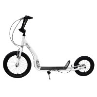 Kolobežka MASTER 16-12 - biela-čierna