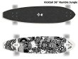 Longboard STREET SURFING Cut Kicktail 36 Rumble Jungle