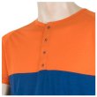 Tričko krátky rukáv SENSOR Merino Air PT pánske oranžovo-modré