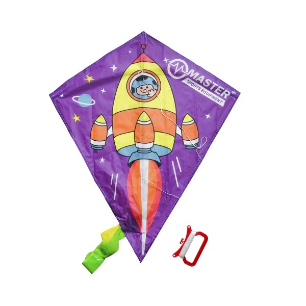 Lietajúci šarkan MASTER 60 x 70 cm - raketa