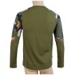 Tričko dlhý rukáv SENSOR Merino Impress pánske safari