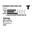 Raketa na stolný tenis DONIC Legends 500 FSC