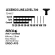 Raketa na stolný tenis DONIC Legends 700 FSC