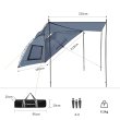Stan - prístrešok KING CAMP Compass Plus - sivý