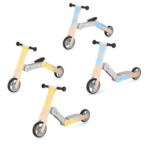 Detské drevené odrážadlo SPOKEY Woo-Ride Multi