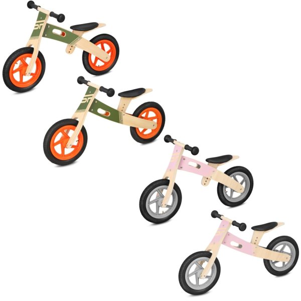 Detské drevené odrážadlo SPOKEY Woo-Ride Duo