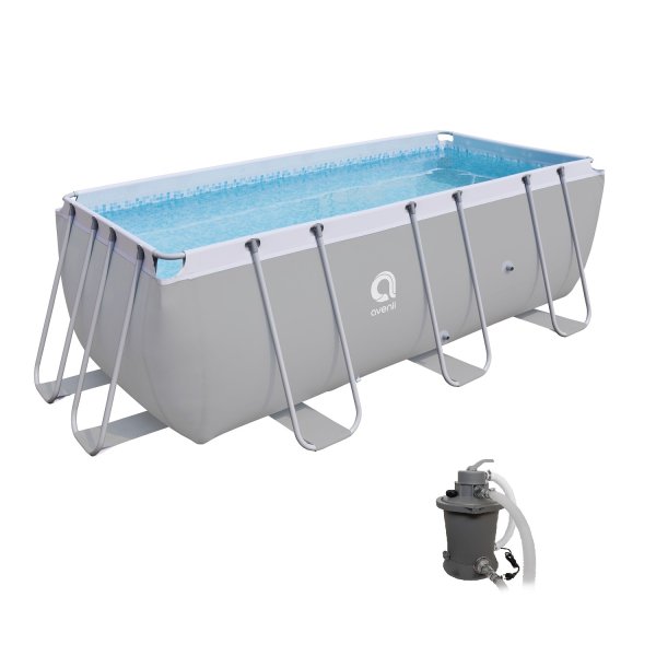 Bazén s pevnou stenou Steel Super 400 x 200 x 99 cm set s pieskovou filtráciou