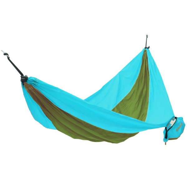 Hojdacia sieť KING CAMP Parachute - modro-zelená