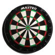Akčný set - sisalový terč MASTER Grande Brazil 45 cm + okružie k terču MASTER - 4 dielne