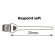 Hroty MASTER Keypoint soft 2ba 250ks čierne