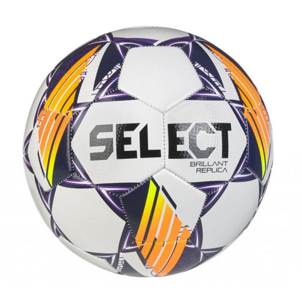 Futbalová lopta SELECT FB Brillant Replica 5 - bielo-fialová