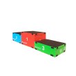 Stupne víťazov - set tréningových plyo boxov MASTER Soft 30, 45 a 60 cm