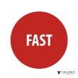 Bedmintonové loptičky TALBOT TORRO Tech 350 Fast 3 ks - žlté