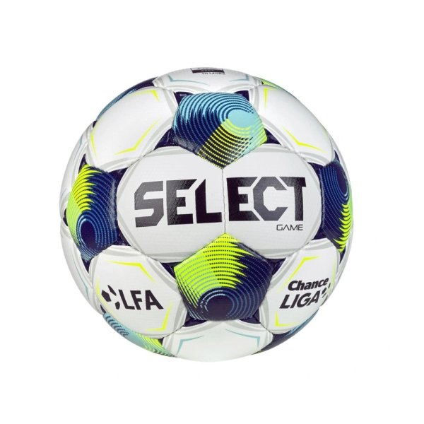 Futbalová lopta SELECT FB Game SK Chance Liga 2025/26 3 bielo-modrá