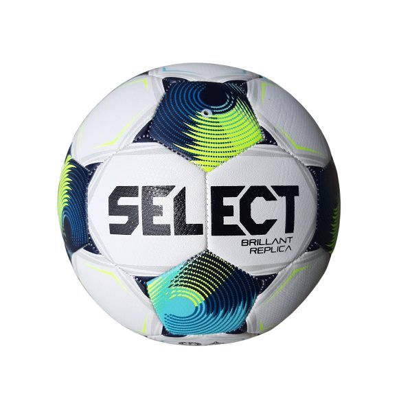 Futbalová lopta SELECT FB Brillant Replica 5 - bielo-modrá