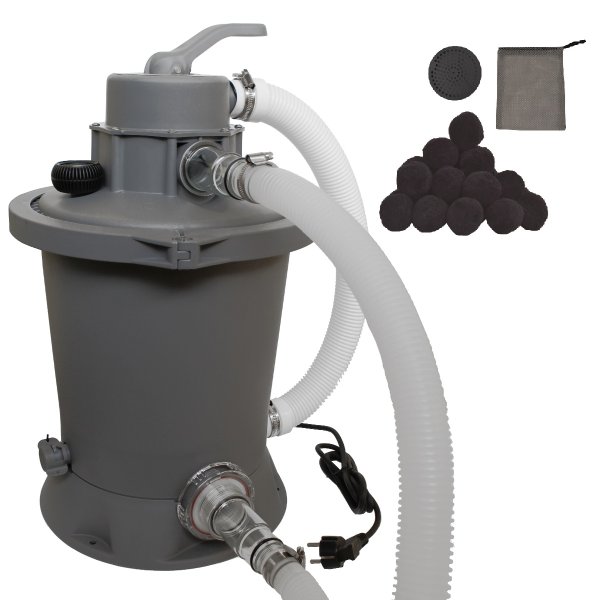 Akčný set - piesková filtrácia Standard - prietok 3.028 l / h + filtračná nápln Carbon Fiber Ball 400g