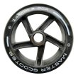 Náhradné kolieska na kolobežky bez ložísk MASTER 145 mm - čierne