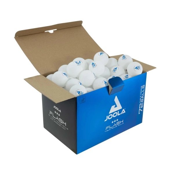 Loptičky na stolný tenis JOOLA Flash *** 72 ks - biele