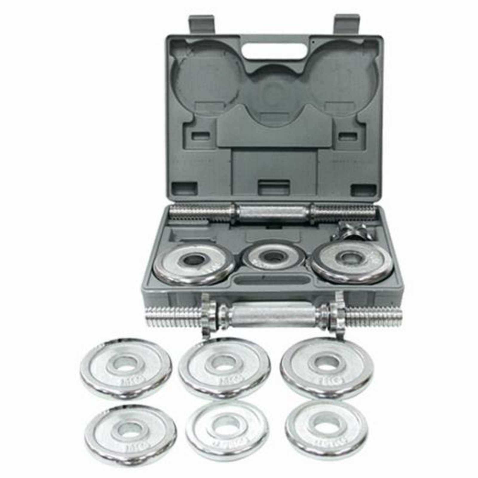 Sada činek v kufru Master 2 x 10 kg