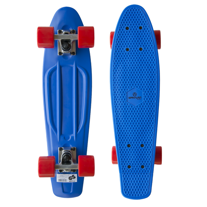 Plastic Penny Board SPARTAN - modrý