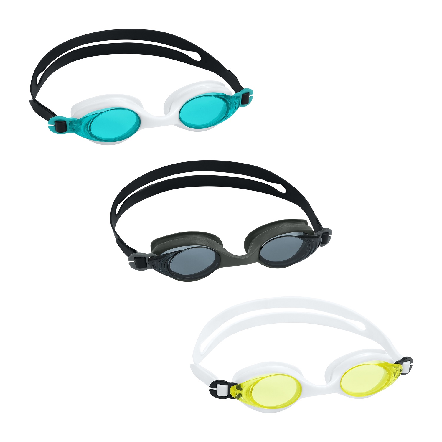Plavecké okuliare BESTWAY Lighting Pro 21130 - čierne