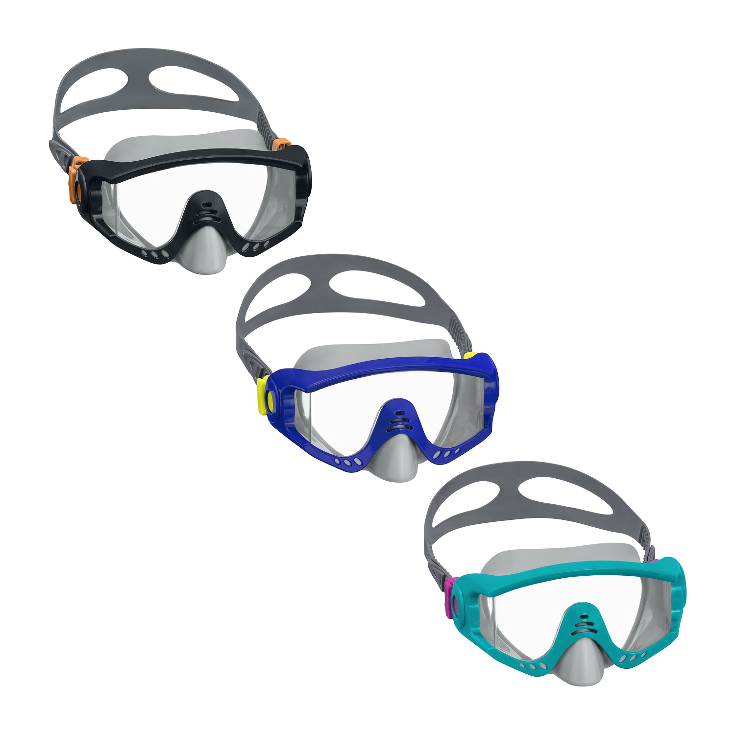 Potápačské okuliare BESTWAY Hydro-Pro Splash Tech 22044 - čierne