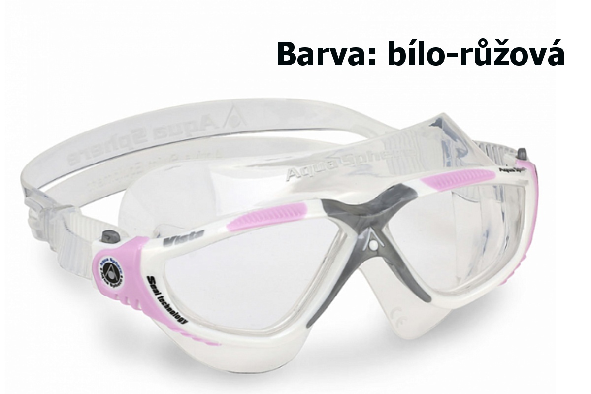 Plavecké okuliareAQUA SPHERE Vista Lady - bielo- ružové