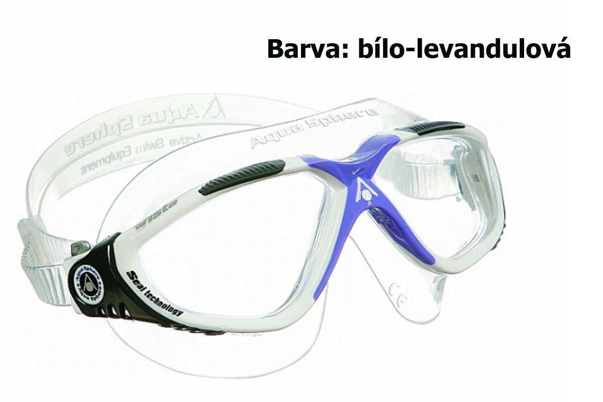 Plavecké okuliare AQUA SPHERE Vista Lady - bielo-levandulové