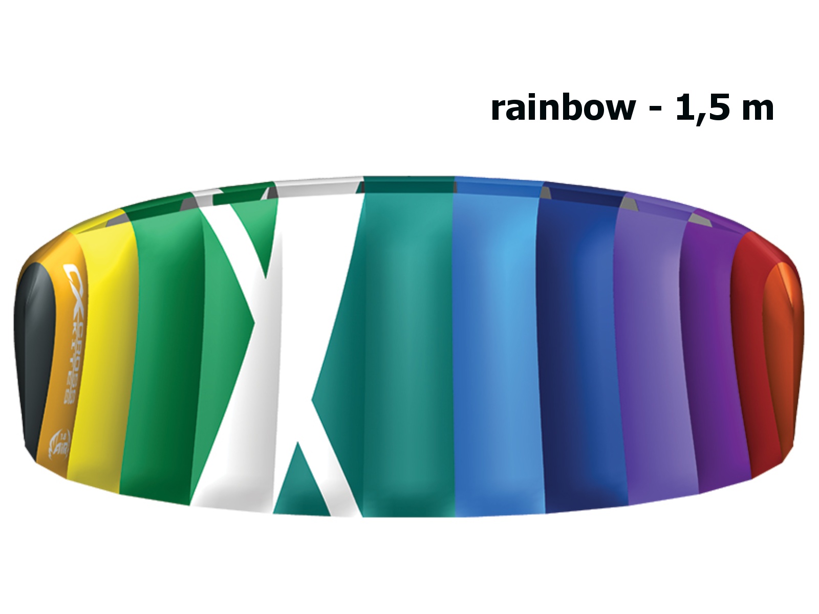 E-shop Kite komorový CROSS Air rainbow - veľ. 1,5 m