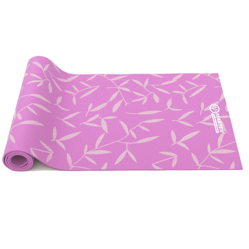 E-shop Podložka na cvičenie MASTER Yoga PVC 8 mm - 173 x 61 cm - ružová