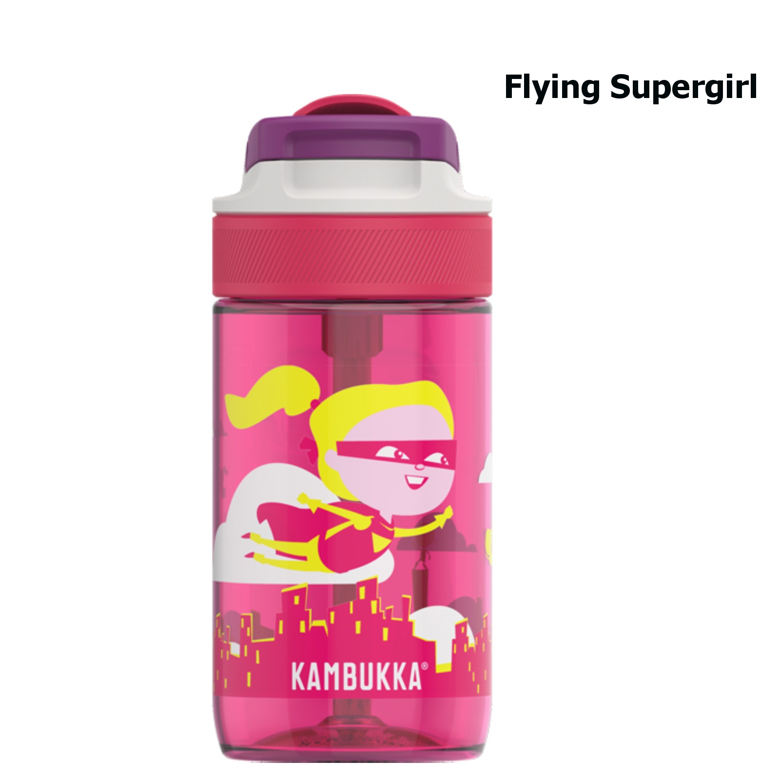 Kambukka Lagoon 400ml - Flying Supergirl