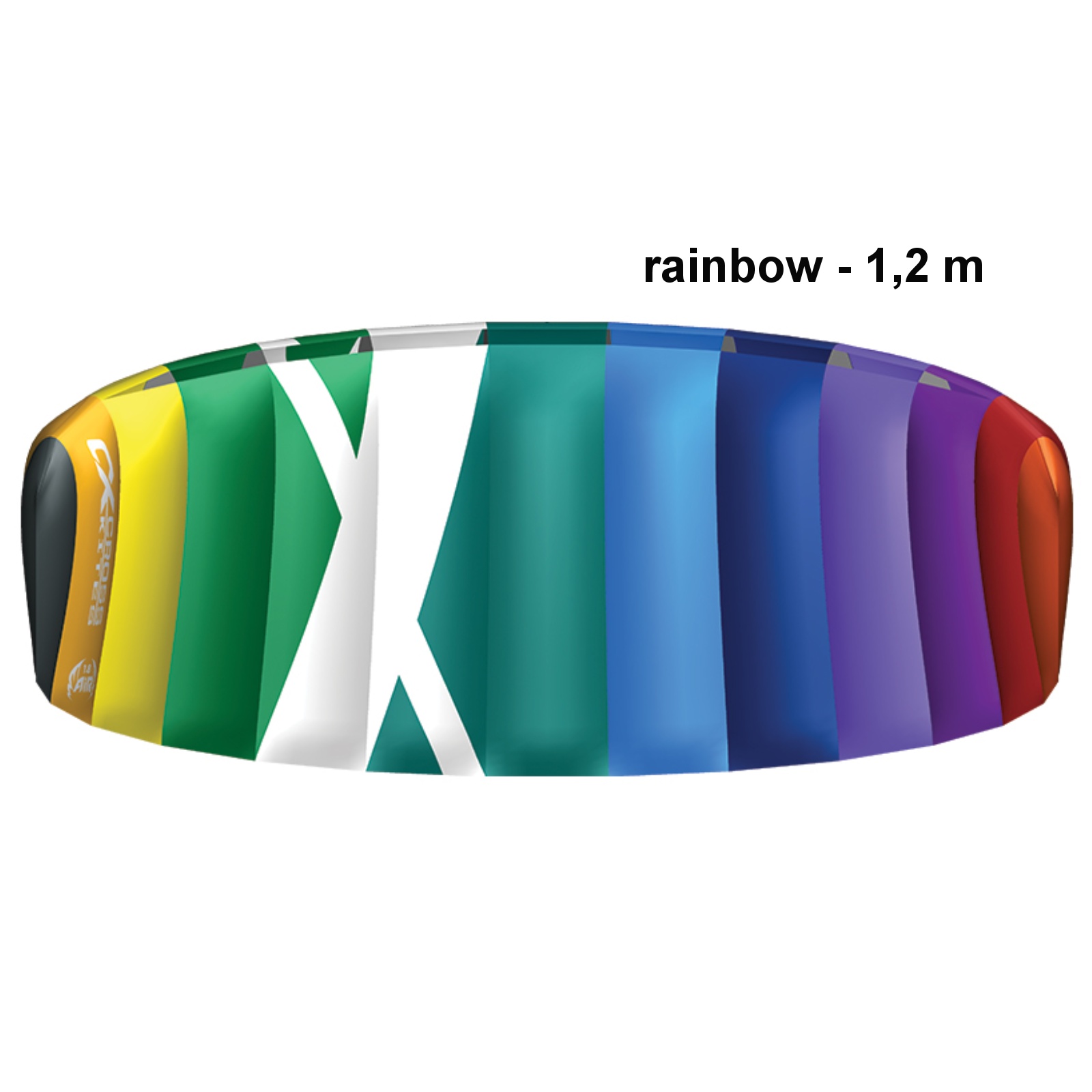 E-shop Kite komorový CROSS Air rainbow - vel. 1,2 m