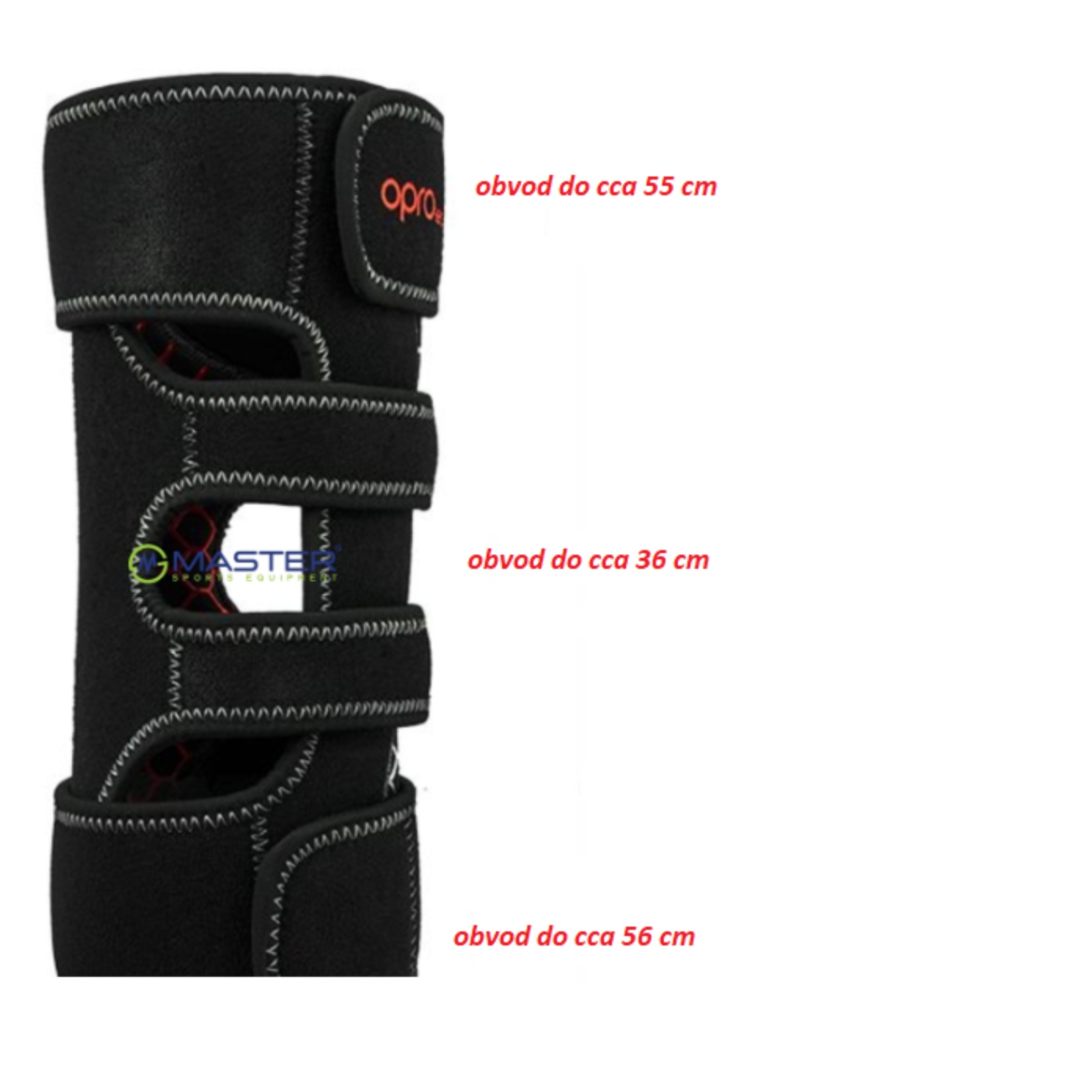 Ortéza na koleno nastaviteľná s otvorom OPROtec