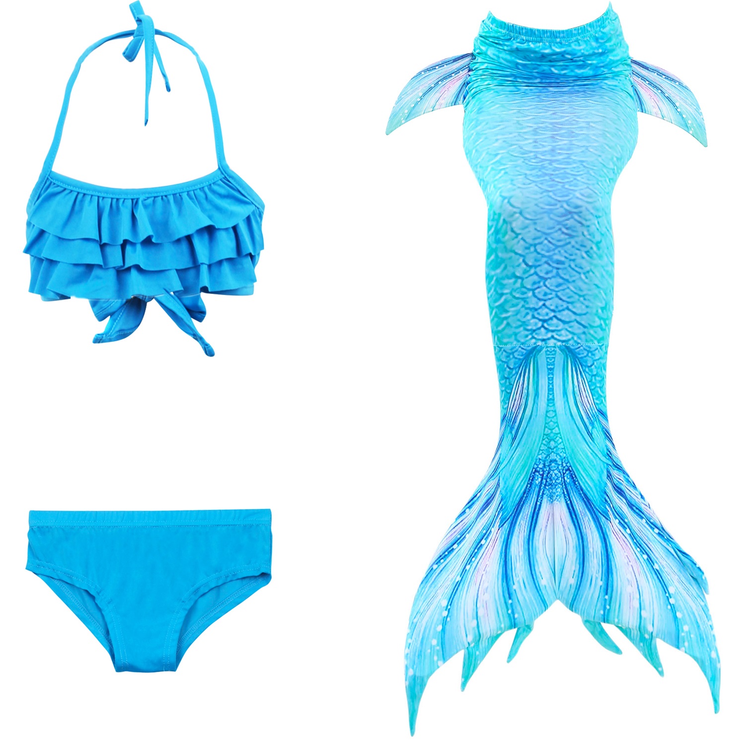 Kostým a plavky morská panna MASTER Diana - 120 cm