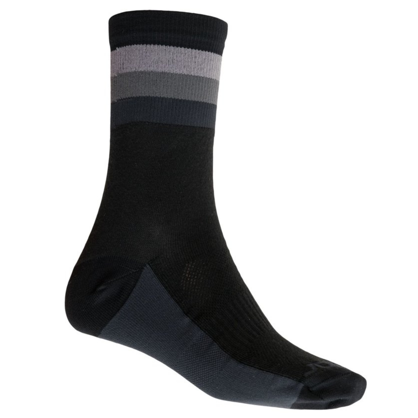 E-shop Sensor ponožky COOLMAX SUMMER STRIPE černo-šedé