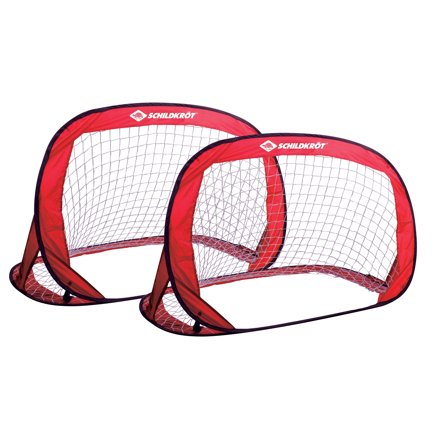 E-shop Set futbalových bránok SCHILDKROT Pop-Up Goals - 125 x 80 cm