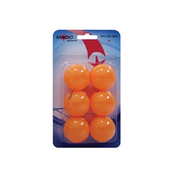 E-shop Loptičky na stolný tenis MAGIC-SPORTS TT-Ball * 6ks - oranžové
