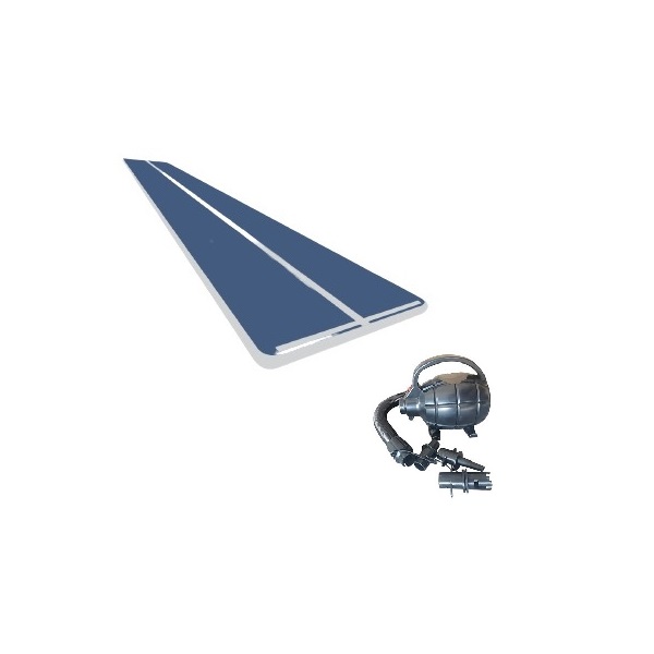 E-shop Airtrack MASTER S-Pro nafukovacia žinenka 1400 x 200 x 10 cm - modrá - biela