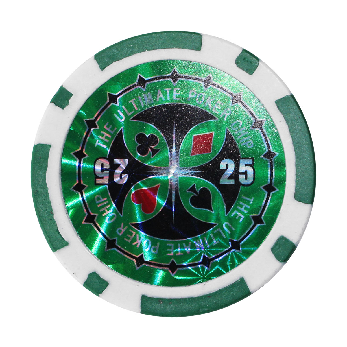 Poker žetón MASTER s hodnotou - zelený