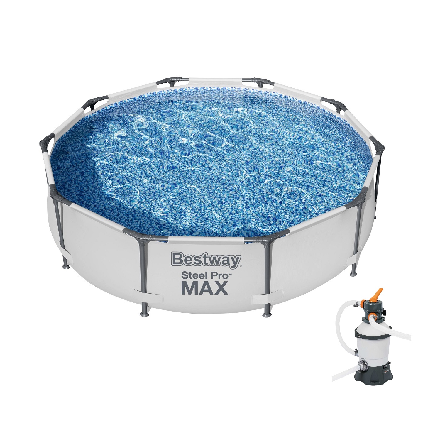 BESTWAY Steel Pro Max 3,05 x 0,76 m 56406 set s pieskovou filtráciou