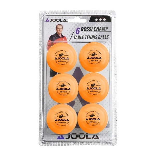 Loptičky na stolný tenis JOOLA Rosskopf 6 ks - oranžové