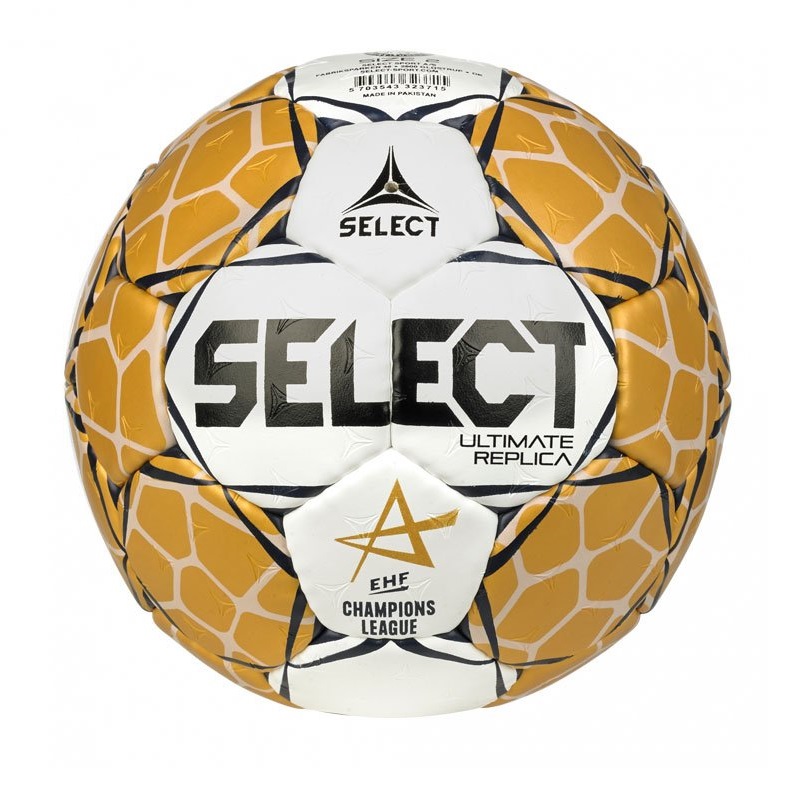 E-shop Hádzanárska lopta SELECT HB Ultimate replica EHF Champions League 2 - bielo-zlatá