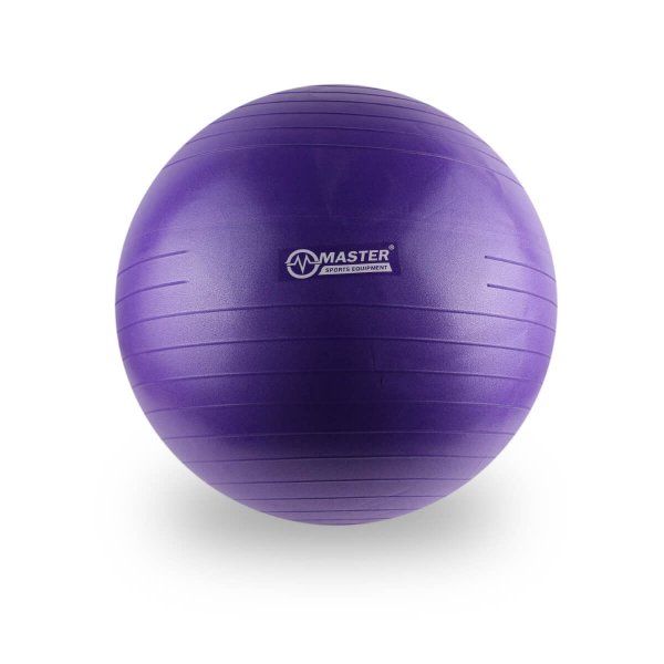 Gymnastická lopta MASTER Super Ball priemer 55 cm - fialová