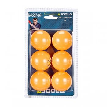 Loptičky na stolný tenis JOOLA Rossi * 6 ks - oranžové