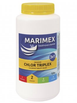 Bazénová chémia MARIMEX Chlor Triplex 1,6 kg