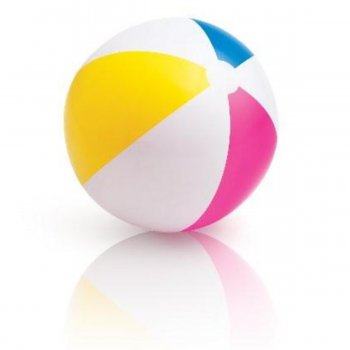 Nafukovacia plážová lopta INTEX farebná 61 cm