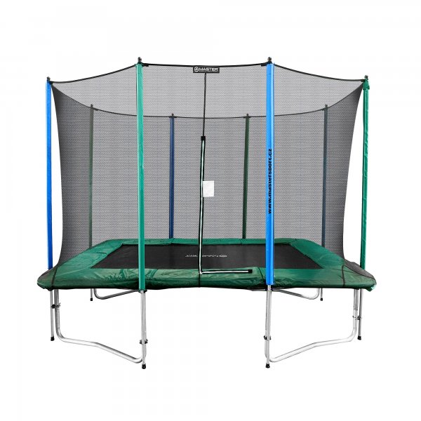 SET trampolna MASTER 300 x 210 cm + ochrann sie + schodky