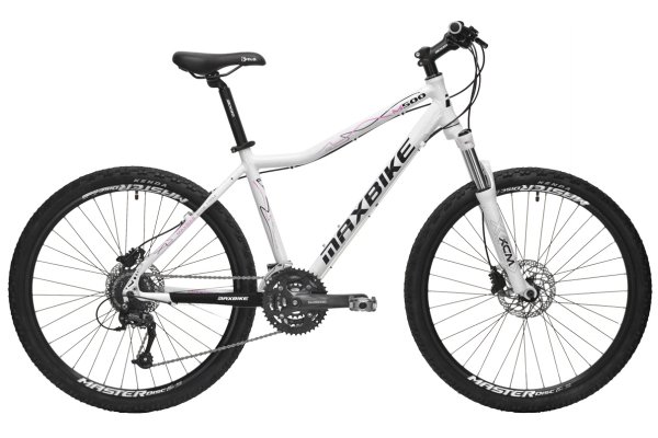 Horsk bicykel MAXBIKE Taal 26 vekos rmu 17'' dmsky - bielo-ruov