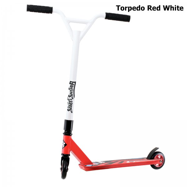 Freestylov kolobeka STREET SURFING Torpedo - bielo-erven